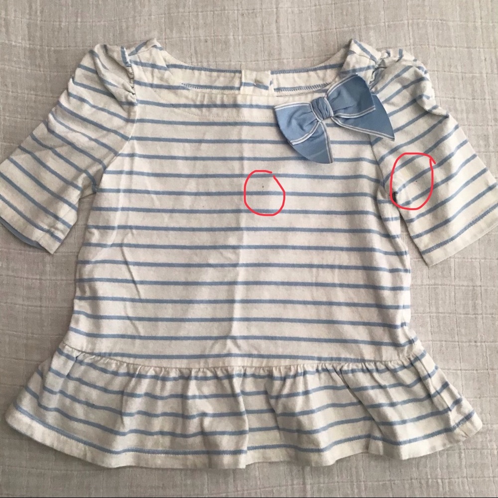Janie and Jack Striped Top, Size 3T